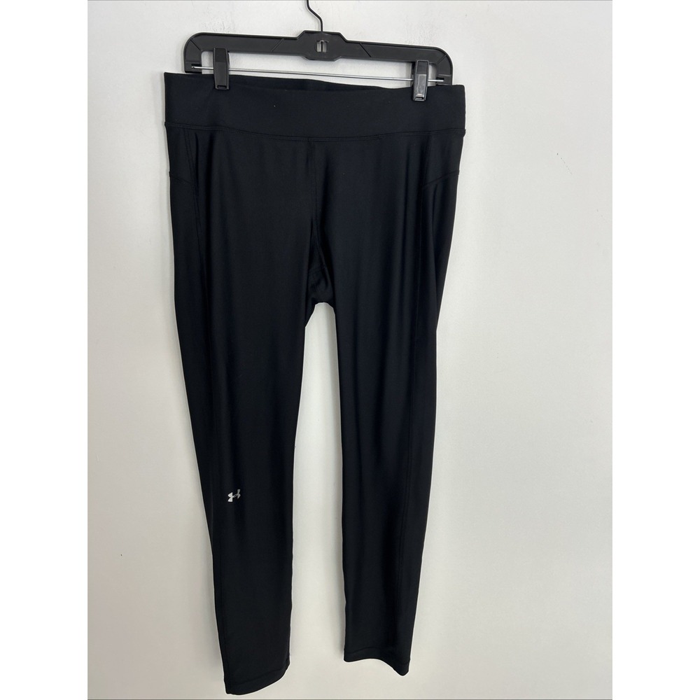 Under Armour Heat Gear Compression Women's‎ Size XL/TG Leggings Black